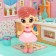 Plastic house for dolls "Visiting Molly" Kitchen, with a doll and accessories