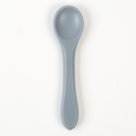 Children's spoon for feeding M&B (silicone), gray-3