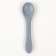 Children's spoon for feeding M&B (silicone), gray