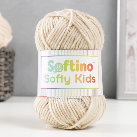 Yarn 100% acrylic "Softy Kids" 90m ± 5m 50 g color 05 beige 5443670