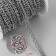 A bag for a bag, twisted, iron, 7 × 9.9 mm, 10 ± 0.5 m, silver color