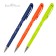 Gel handle with erased ink BrunovisConti Deletewrite "Self -chats", node 0.5 mm, blue ink, matte case Soft Touch, mix