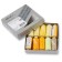 A set of household threads IDEAL 40/2, length 366 m, assorted color (yellow shades), 10 pcs in units