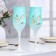 Set of wedding glasses "Council yes love", 200 ml, turquoise