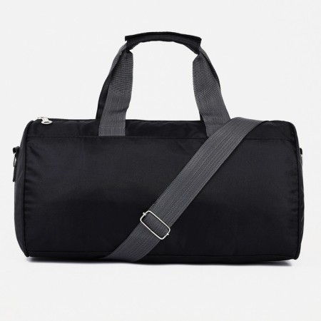Sports bag with lightning, long belt, black color-1