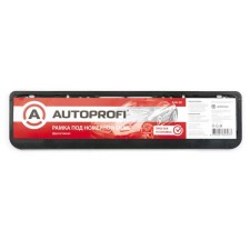Autoprofi car number, plastic, two -part, black, 1/50