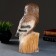 Piggy bank "Owl on the stump" Brown, 11x13x27.5cm