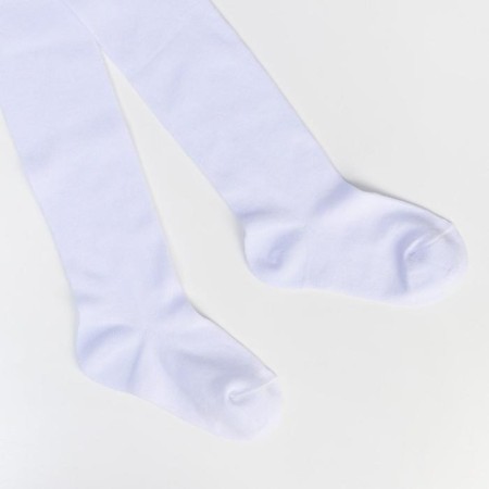 Pantyhose children, white color, height 128-134 cm-1