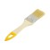 Brush flat "Akor" metropolitan, artificial bristles, plastic handle, 35x8 mm