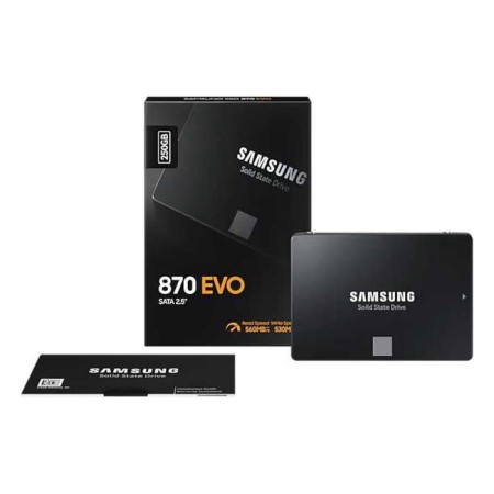 SSD Samsung Sata III 250GB MZ-77E250BW 870 EVO 2.5 "-8