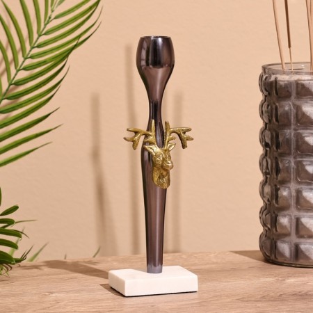Summary "Deer" 25 cm, metal, marble-1