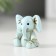 Polystone souvenir "Sitting Elephant" 2x3.2x3 cm