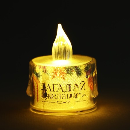 Electronic candle, mod. SV-21 "Make a desire", 5 x 3.8 cm-3