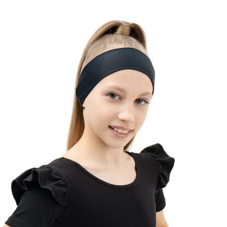 Head bandage, biflex, black color