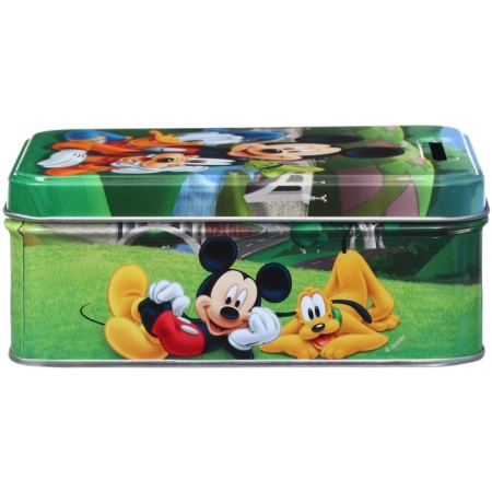 Piggy bank 14x10x5.8 cm, metal, Mickey Mouse-5