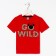 Children's T-shirt "Go Wild" Minnie Mouse, height 98-104, red
