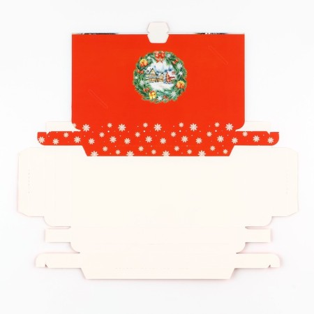 Box Gift team "Snow Town", 20 x 2 x 10 cm, new year-6