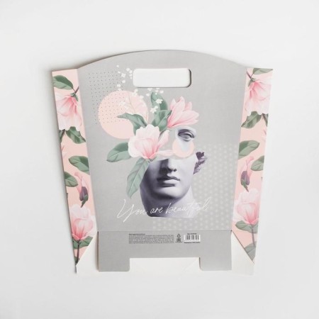 Gift package, packaging, "You are beautiful", 26 x 28 x 8 cm-4