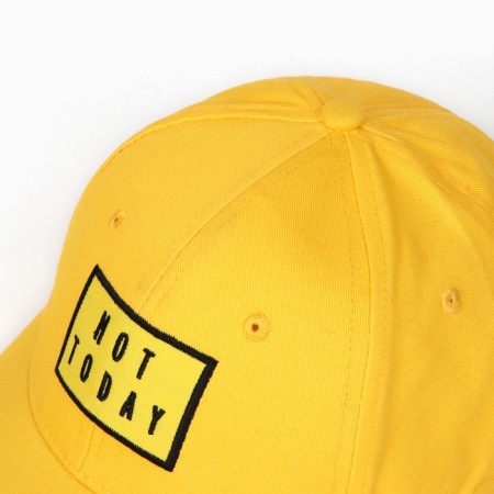Women's cap not Today, yellow color, rr 56-3