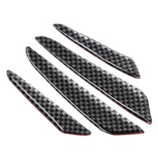 Torso door pad, anti -shock, black carbonate, set 4 pcs