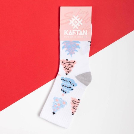New Year's socks KAFTAN "Christmas trees" p. 36-39 (23-25 ​​cm)-2