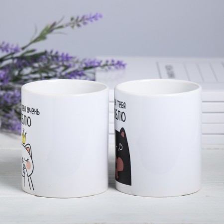 Mugs “We are so lucky”, 300 ml, 2 pcs.-1