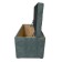 Puff with a lid and weight, 800 × 400 × 420 mm, Dakota velor, Mint color