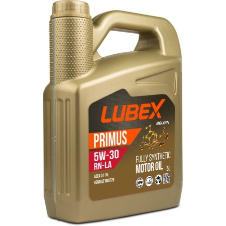 Motor oil Lubex Primus RN-LA 5W-30 C4, synthetic, 5 liters
