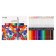 Pencils 24 colors, carioca "plus", wood, hexagonal, 4 mm seglet, bright colors, premium quality
