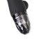 Vibrator Mystim Hop Hop Bob with electrical stimulation, 16.5 cm, silicone, black color