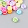 Beads for creativity plastic "Tulip in the circle" Mix set 20 grams 0.6x1.2x1.2 cm