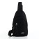 Backpack-sling, 17*8*30 cm, 2 lightning departure, 1 n/k, black