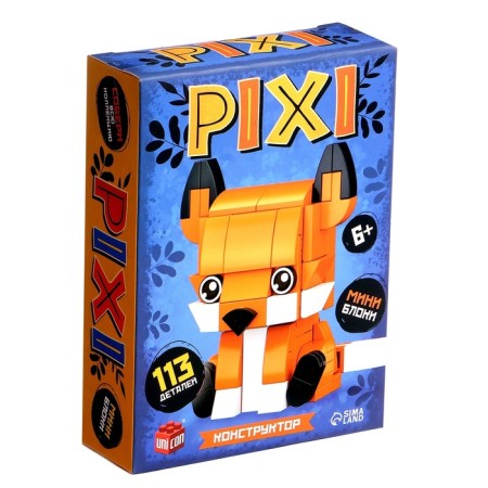Constructor Pixi, foxes, 113 details-1