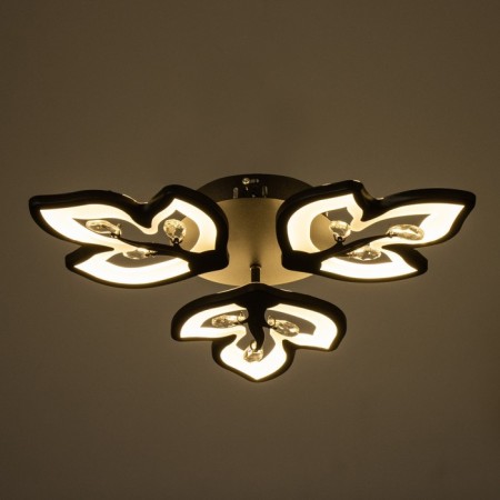 Chandelier 1093/3bk LED 72W 3000-6000k Dimmer black 50x50 cm Bayerlux-2