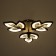 Chandelier 1093/3bk LED 72W 3000-6000k Dimmer black 50x50 cm Bayerlux