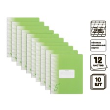 A set of notebooks of 10 pieces, 12 sheets in a frequent scythe Calligrata 
