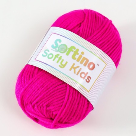 Yarn 100% acrylic "Softy Kids" 90m ± 5m 50 g color 13 red-violet-1