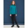 Jumper for girls, height 122 cm, emerald color