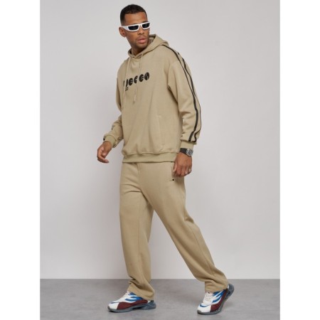 Sports suit men's, size 48, beige color-1