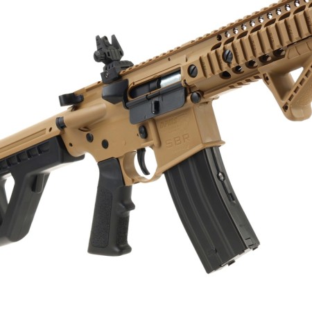 Pneumatic rifle "Crosman DPMS SBR" automatic., Feces. 4.5 mm, 3 j, up to 130 m/s, metal-4
