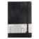 A5 Business Notepad, 100 sheets of Megapolis Journal, artificial leather, tinted block, elastic band, black