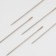 Sewing needles, d = 0.62 mm, 4.5 ± 0.5 cm, with a golden ear, 16 pcs