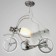 Moped chandelier E14 40W+ 2LED silver 62x18x33 cm