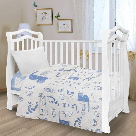 Adele sheet, 107x140 cm, color mix, 100% cotton, calico120g/m2