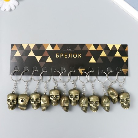 Breek Metal "Skull" for bronze 3.7x2.7x1.7 cm-3