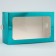 Box for Makarun, confectionery packaging "Biryuzovaya", 18 x 10.5 x 5.5 cm
