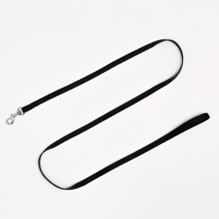 Kit for cats, width 1 cm, Osh 16.5-27 cm, fire 21-35 cm, leash 120 cm, black-5