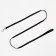 Kit for cats, width 1 cm, Osh 16.5-27 cm, fire 21-35 cm, leash 120 cm, black