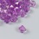 Plastic beads "Crystal polyhedron. Fial" transparent set 20 g 1x1x1 cm