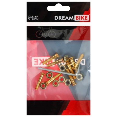 Rifles for the Dream Bike skateboard, 25 mm, gold color-1